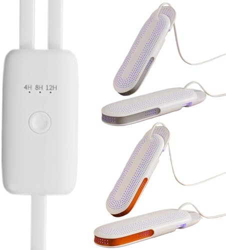 Asciuga Scarponi Ignifugo Timer Riscaldamento Uniforme Elimina Odori | Macchina Asciuga Scarpe Scaldino Portatile Donne Adolescenti Adulti Anziani Snowboard Calcio Sci Casa Viaggio
