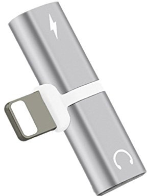 dubens® Dual Adaptateur Lightning pour iPhone 2 en 1 x, iphone8/8plus. iphone7/7plus, casque adaptateur AUX Séparateur Audio, prise en charge Call, Lightning, Musique steuerung. iOS 10/11und Plus Tard