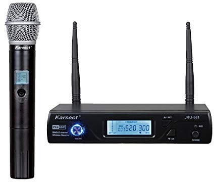 Karsect JRU-561 / HT-51C Drahtloses Mikrofon Set mit Handmikrofon