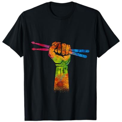 Faust Baguettes de Batterie Cadeau Batteur T-Shirt