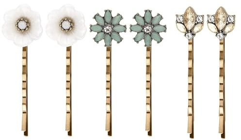 6 Pack Vintage Bobby Pin Haarnadel Strass Juwelen Elegant Einzigartig Für Frauen Mädchen Jeder Anlass