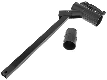 perfk Patio Umbrella Accessories Parts Parasol Umbrella Bases Metal Lifting Fixation Heavy Duty Replacements for Side Hanging Umbrella Picnic Pool, Lifting Fixed Handle