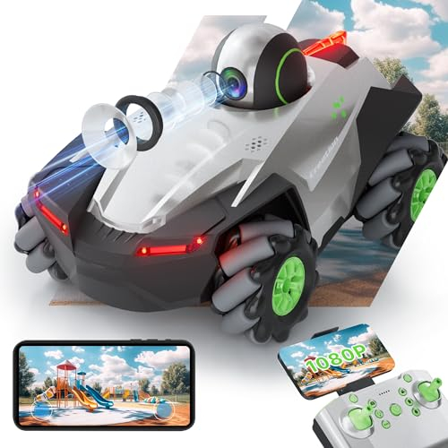 Lphianx Remote Control Car with Camera for kids,RC Car with 5G FPV 1080P HD Camera, FPV Car Toys 2 Batteries for 60 Mins Play, Gifts for Kids Boys Girls