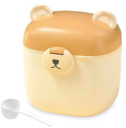 Mjölkpulver portionerare baby, mjölkpulverdispenser, barnmatslåda, mjölkpulverförvaringslåda, bärbar mjölkpulverbehållare, mjölkpulverlåda (BPA-fri)
