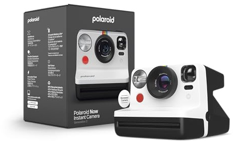 Polaroid - Appareil Photo instantané reconditionné Now Generation 2 - Noir et Blanc