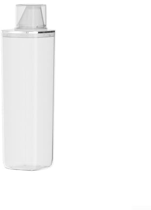 Boîte de lessive transparente scellée avec design gradué pour un rangement organisé et une mesure facile des fournitures de lessive (1,3 l)