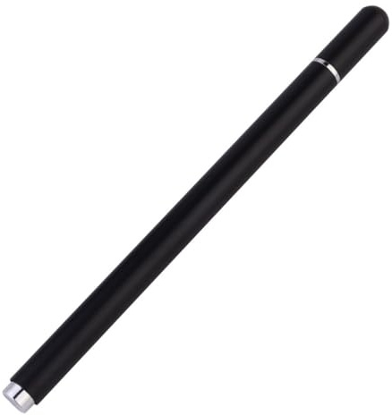 CLISPEED Penna Touch Screen Nera in Metallo Punta Magnetica, Compatibile Cellulari e Tablet, Facile da Trasportare, Penna Digitale per Annotare e Disegnare