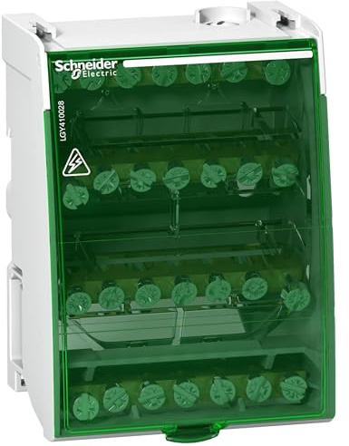 Schneider Electric - Linergy DS - Répartiteur étagé tétrapolaire - 100A - 4x7 trous - LGY410028