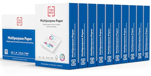 TRU RED Printer Paper, 8.5 x 11 -inch, 20 lbs., For Office, School & Home
