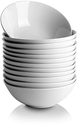 10 Strawberry Street 7 Catering Coupe Cereal Bowl, Set of 12,White