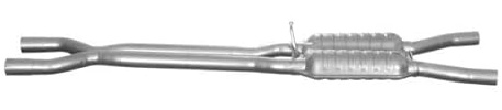 VEGAZ AS-246 Mittelschalldämpfer Kompatibel mit AUDI A4 Avant 8ED, B7 8E0253409AJ 8E0253409CC