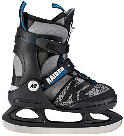 K2 Skates Jungen Schlittschuhe Raider Ice, black - grey, 25C0010.1.1.M