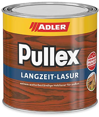 ADLER Pullex Langzeitlasur Kalkweiß 750 ml - Holzlasur aussen - Universell einsetzbare Lasur für Holz außen - Perfekter UV-, Wetter und Holzschutz, lange Haltbarkeit