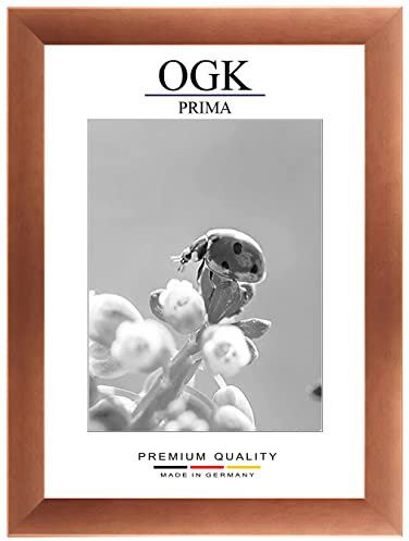 Online-GalleryKing Holz Bilderrahmen 53 x 75 cm in Kupfer Braun | Foto | Poster | Puzzle | Galerie | Rahmen