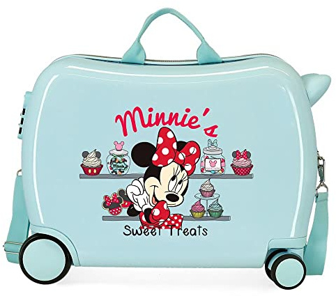 Disney Mickey That's Easy Valigia per bambini, verde, 50 x 38 x 20 cm, rigida ABS, chiusura a combinazione laterale, 34 l, 3 kg, 2 bagaglio a mano
