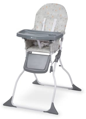 Bebeconfort Keeny, Chaise Haute bébé, Chaise haute compacte et pliable, de 6 mois à 3 ans, jusqu'à 15 kg, Warm grey