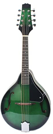 ZENGXUE Green A-Style 8 Strings Elegant Rosewood Mandolin Instrument Music Lovers Mandolin Musical Instrument