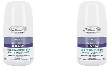 Eau Thermale Jonzac - DÉODORANTS - Déodorant fraîcheur 24h haute tolérance (Lot de 2)