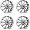 4x Borbet Felgen V 7x19 ET45 5x114,3 crystal silver kompatibel mit Kia Sportage