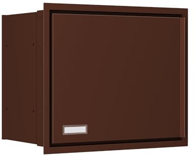 Bravios - Cassetta delle lettere da incasso Stoccolma in marrone