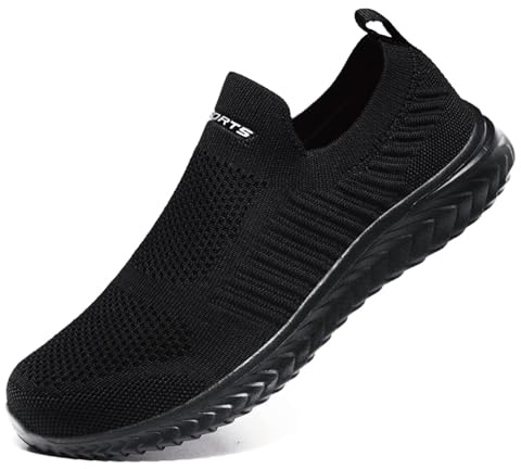 Slip on Zapatillas Deportivas Mujer Hombre Zapatillas de Running Ligero Calzado Transpirables Gimnasio Casual Sneakers Zapatos para Correr Cómodo Atlético
