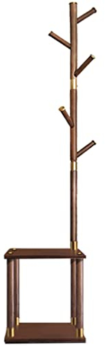 CCKUHN Kleiderstange, Schuhbank, Garderobenständer, Kleiderbügel, Garderobe, Kleiderständer, stabile freistehende Garderobe mit Ablagefach mit Kleiderhaken, Zuhause/Büro/Eingangsbereich/F