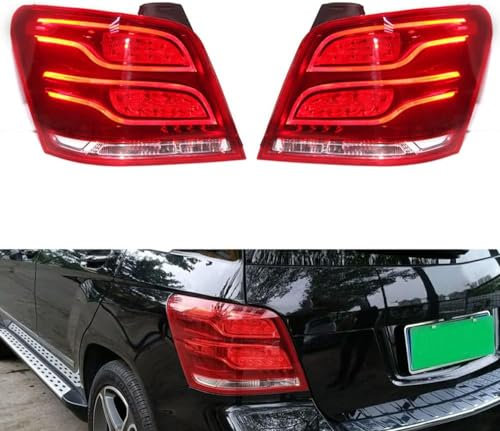 GENMAIBIGAO wasserdichte Rückleuchten für Benz W204 GLK200 GLK 260 GLK300 2013-2015,Bremslichter Sicherheit Licht Multifunktion Rücklicht Beleuchtung Autoteile, A/Right Side
