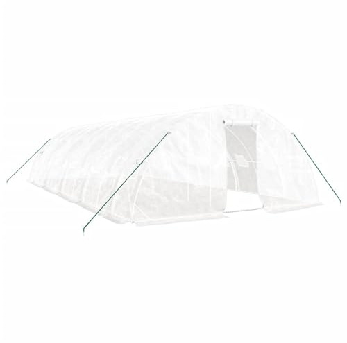 Gecheer Invernadero Espacioso de Alta Resistencia con Estructura de Acero y Cubierta de PE - Ideal para Jardinería y Protección de Plantas