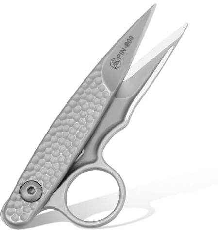 Premium Tailor Snips, Durable Microcrystalline Steel Scissors with Tip Protection Cover Precision Thread Nippers Professional Tailor Cutter Sewing Embroidery Supplies