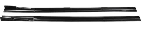 Spoilerlippe Frontspoiler Für Ford Für Mondeo Für Focus Für Fiesta Für ST Für RS Alle Modelle Universelle 2,2 M Autoseitenschweller Rocker Splitter Diffusor Winglet Wings(Glossy Black)