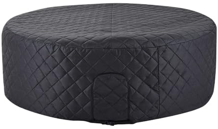 Housse Isolante pour Spa - Couverture Thermique Étanche pour Spa Gonflable,Accessoires de Protection pour Entretien Commercial Maintien de Chaleur en Hiver Jardin Arrière et Maison