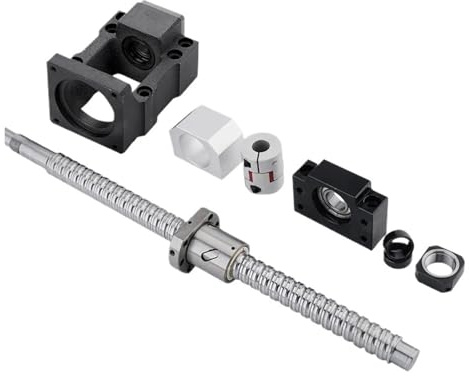Vite a ricircolo di sfere CNC a movimento lineare SFU2010 200-1500mm C7 Vite A Sfere Con Dado+BF15+HM15-80+DSG20H+giunto(300mm)
