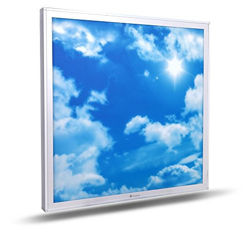 Awenia 36W LED Deckenleuchte 60x60 Panel Lampe Kaltweiss 6500K Flimmerfrei Deckenlampe 3000lm Wandlampe für Schlafzimmer Küchen Esszimmer Wohnzimmer Balkon Flur Korridor Büro
