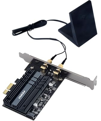 FENVi AX3000 wifi 6 PCIe BT5.3 Adaptateur Wi-Fi 6 802.11ax AX200NGW 3000Mbps Next-Gen MU-MIMO 2.4GHz 5GHz Miracast vPro OFDMA
