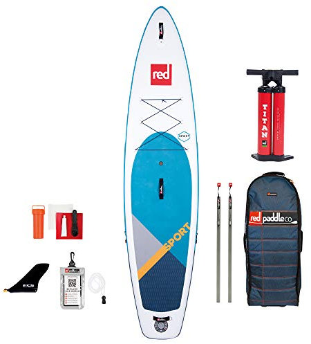 Red Paddle Unisex – Erwachsene 11'0 Sport Touring Paddle Board Paket Sup Tabelle, Mehrfarbig, Uni
