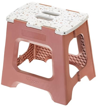 Vigar Klapphocker, Ziegelrot, 32 cm