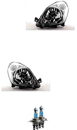 EISENFELS Bundle Set 70801109 Scheinwerfer rechts & links + Leuchtmittel H4 NIGHT BREAKER kompatibel mit Splash EX