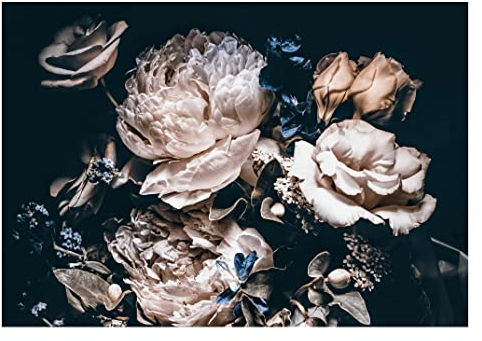 WallArena - Vlies Fototapete Blumen 312x219 cm - Fototapeten - Tapeten - für Wohnzimmer Schlafzimmer - Vliestapete Wandtapete Tapete 3D Effekt- inkl. Kleister - Pflanzen
