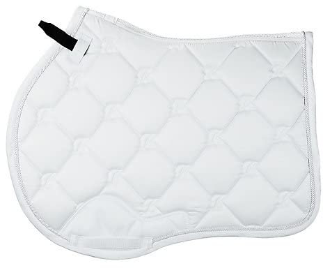 Bates Jump Saddle Pad Full White