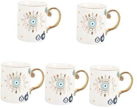 Tazas de café Tazas de bebidas Taza de café del diablo Vasos azules Taza de café de cerámica Vasos de té turco Tazas de té pequeñas Taza mística Taza de cerámica delicada Taza de capuchino Taza de caf