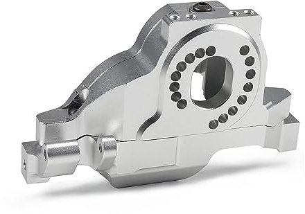 TRX4 Motor Mount CNC Aluminum TRX4 Motor Mount Plate Upper Spur Gear Cover for 1/10 RC Crawler Defender Bronco Sport TRX6 G63 8290 TRX4 Upgrades Accessories (TRX4 Motor Mount Silver with Plate)