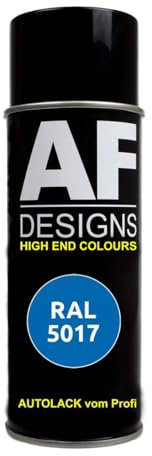 RAL5017 VERKEHRSBLAU Spraydose seidenmatt Lackspray Sprühdose DIY Autolack