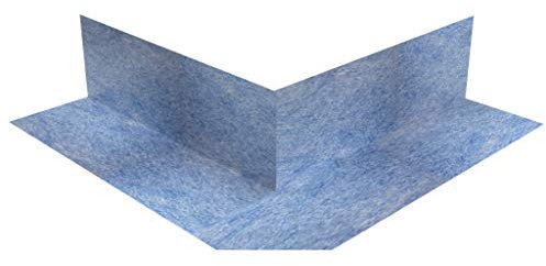 doitBau 4x Profi Sanitär Dichtecke Außen TPE blau 110x110x60mm Abdichtung Dusche Bad Küche Fliesen Badezimmer Wand Boden, Abdichtung für den Nassbereich, wasserdicht