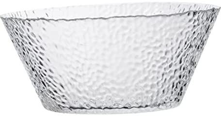 ABOOFAN Bol Salade Verre Transparent Grand Récipient Irrégulier pour Dessert Et Fruits Bol Service Légumes Original pour Table Et Buffet
