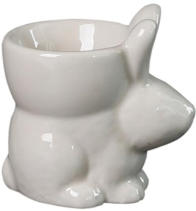 Coquetier en forme de lapin de Pâques, en céramique, coquetier vintage, joli coquetier de Pâques, coquetier de lapin pour le printemps, décoration de la maison de Pâques, coquetier de printemps en