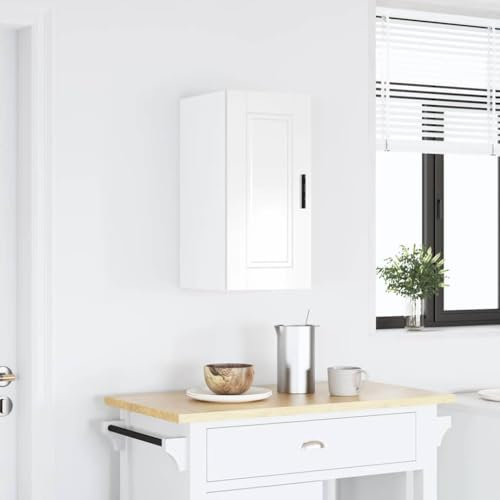 LAPOOH Küchen-Hängeschrank Porto Hochglanz-Weiß Holzwerkstoff, Hängeschrank Küche, Küchenschrank, Wall Cabinet, Oberschrank - 854019