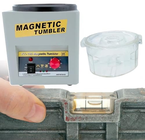 Macchina Lucidatrice E Macchina Di Finitura Per Gioielli, Mini Buratto Magnetico, Con Direzione E Tempo Regolabili, Rotazione Bidirezionale 2000 Giri/Min,220V