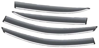 ZHjLut Autofenster Windabweiser Kompatibel mit Dacia für Duster HM 2017 2018 2019 2020 2021 2022 2023 Fensterwindabweiser Schutzmarkisenabdeckung