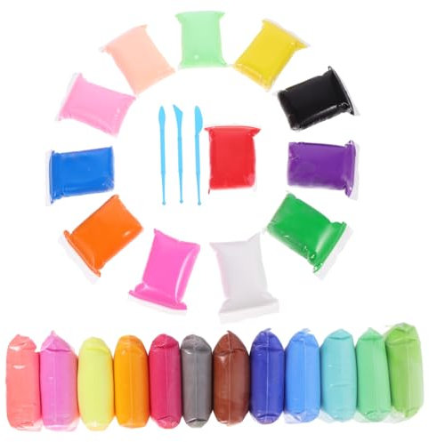 Abaodam 24packungen Modelliermasse Kleinkinder Leuchtenden Farben Flexibler Knete Zum Formen Und Kreatives Spielen Hygienisches Kinderspielzeug