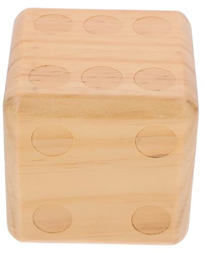 Dado in Legno Grande per Giochi da Giardino e Cortile